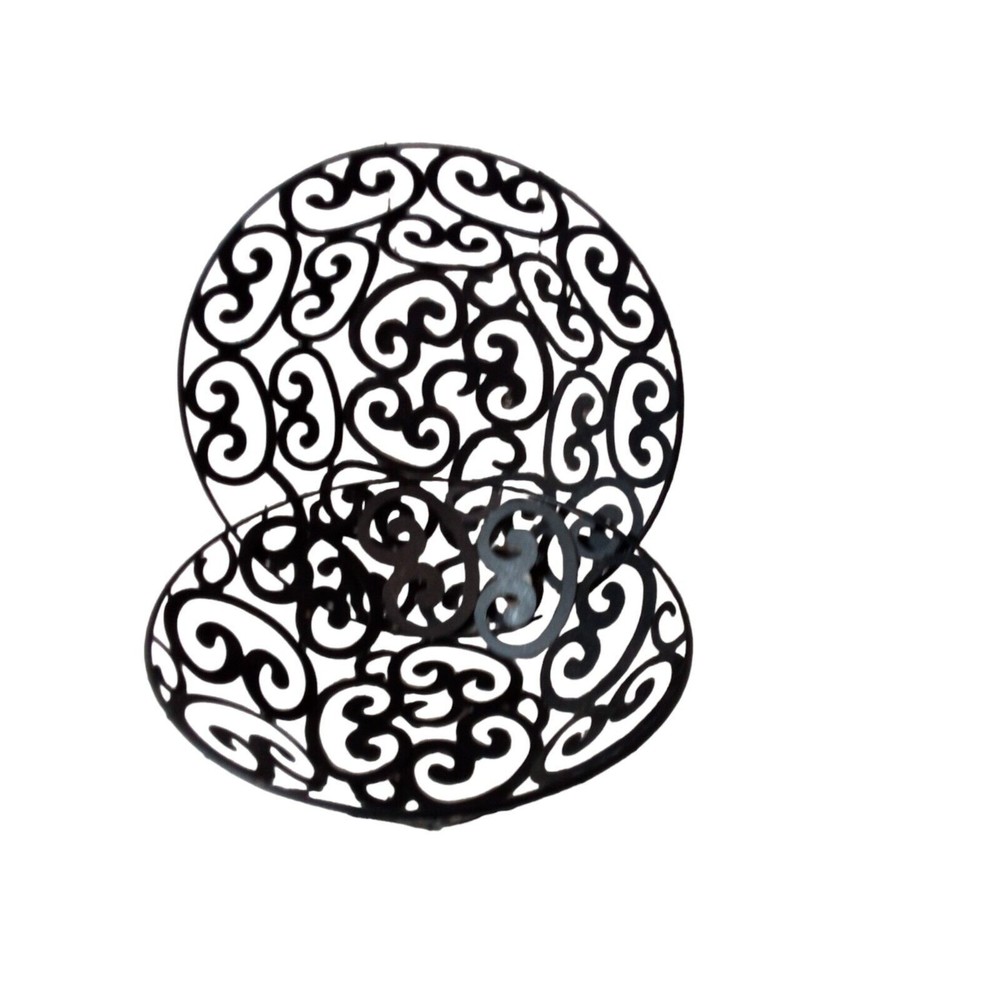 Beautiful Decorative Black Baskets Set Of 2 Heavy Duty‎ Multi-use